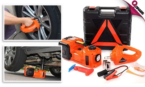 Electric Car Jack with Air Pump & Electric Wrench!